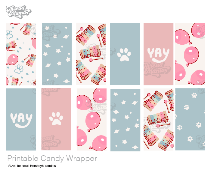 Blue-ish Party Tags and Flags