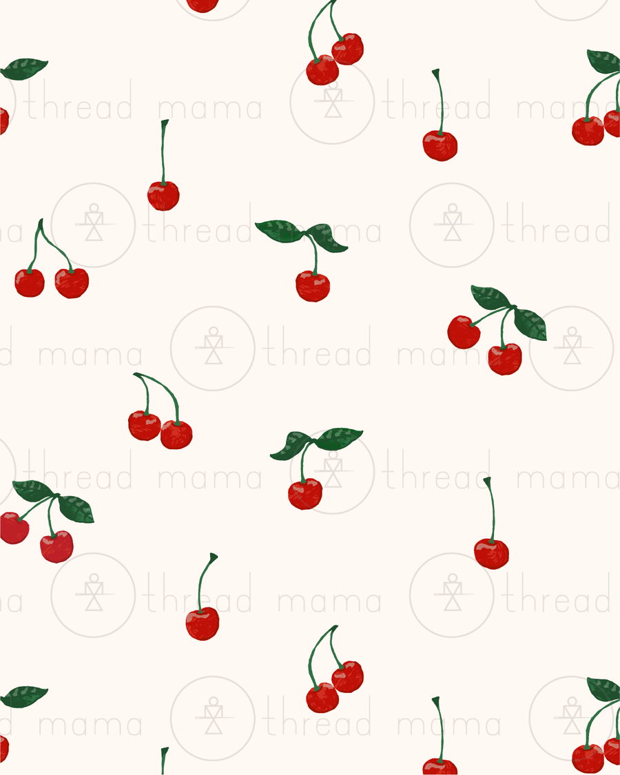 Repeating Pattern 012425 Cherries - Set (Seamless)