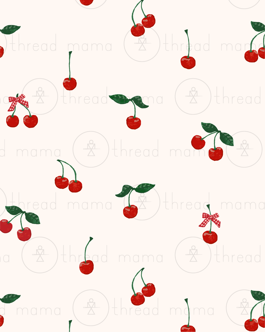 Repeating Pattern 012425 Cherries - Set (Seamless)