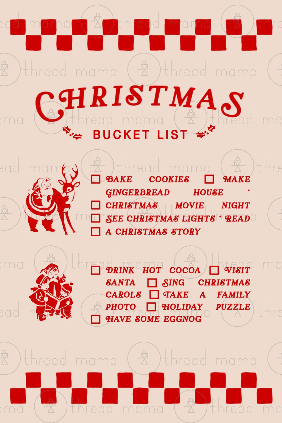 Christmas Bucket List - Set 1