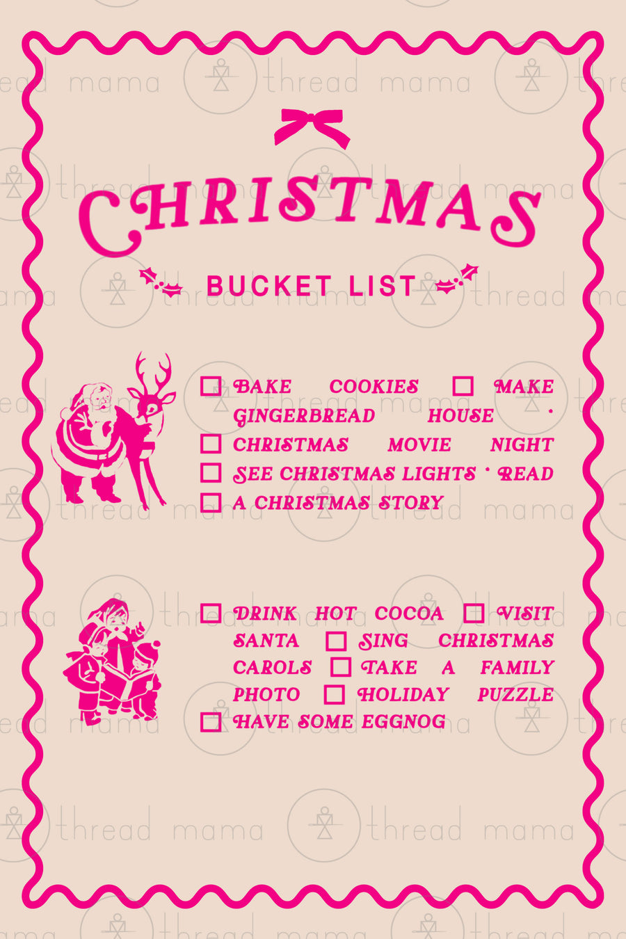 Christmas Bucket List - Set 1