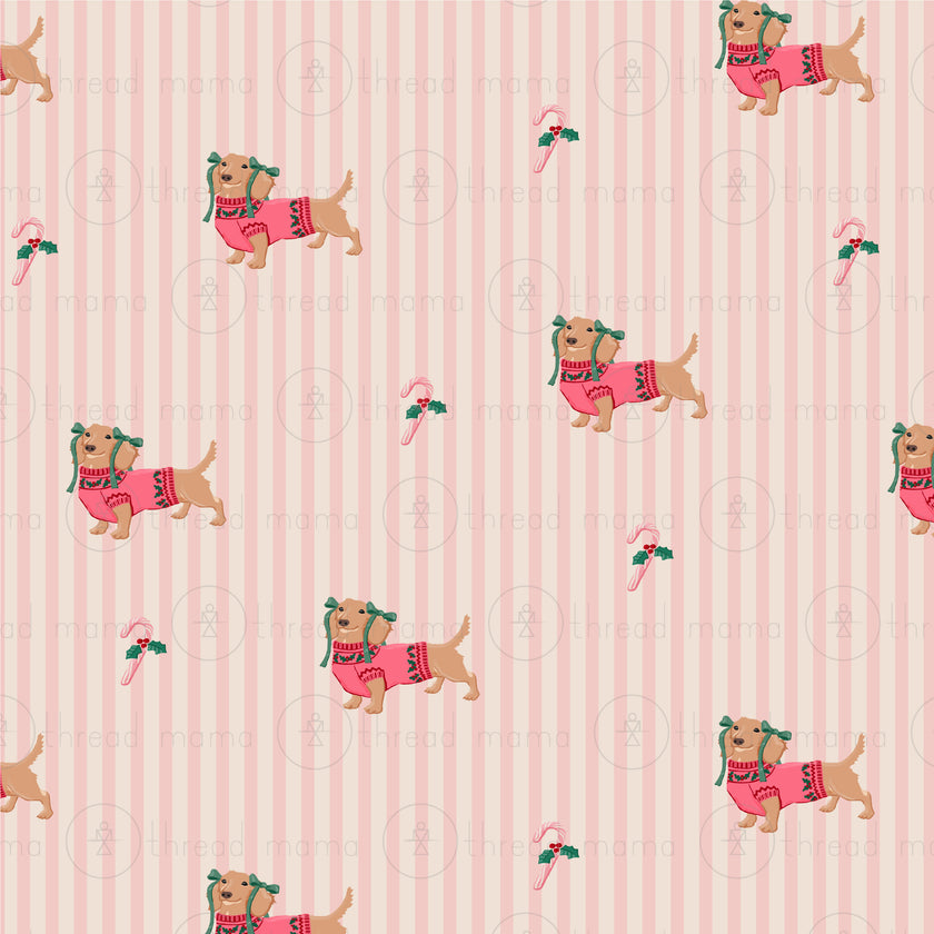 100125_1 Dog Stripes - SET (Seamless)