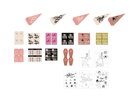 Dollhouse Halloween (Vol 4) Collection - Scale 1:12