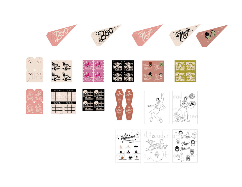 Dollhouse Halloween (Vol 4) Collection - Scale 1:12