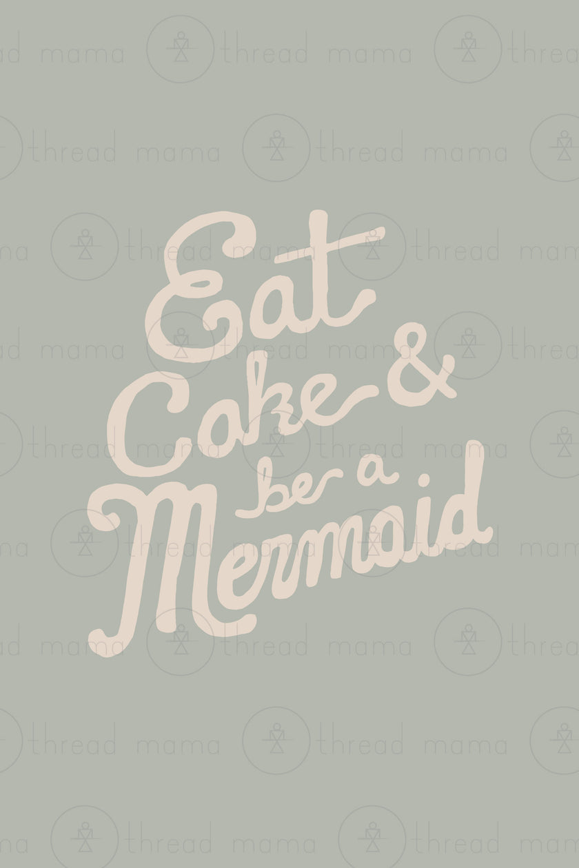 Eat Cake and be a Mermaid - Set