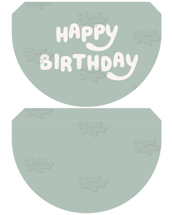 Blue-ish Party Tags and Flags