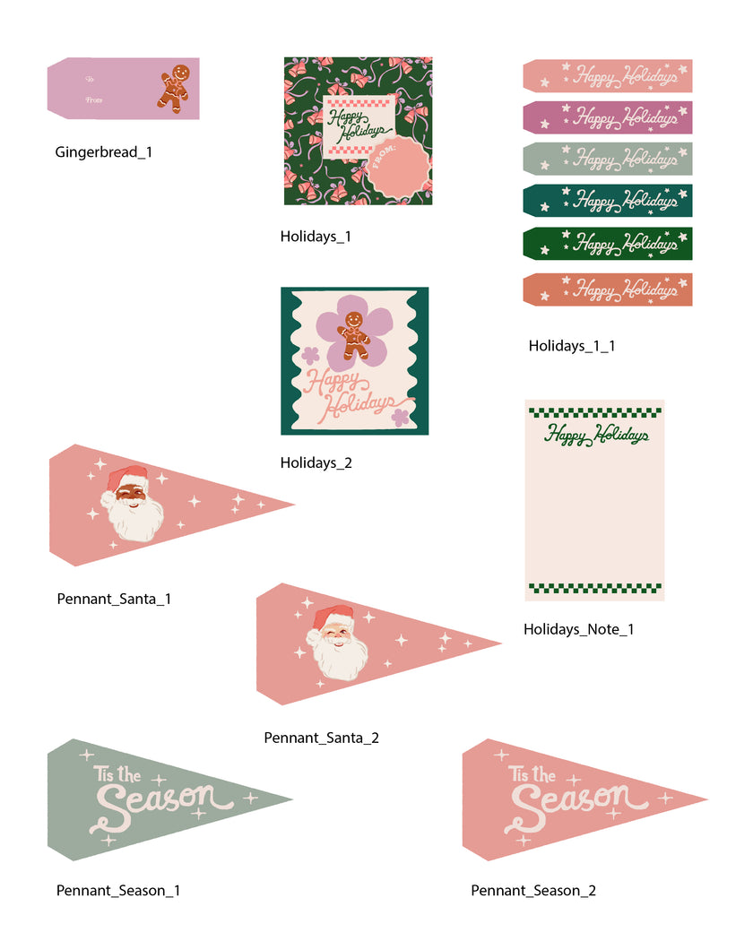 Holiday Tags & Flags (Vol. 4)
