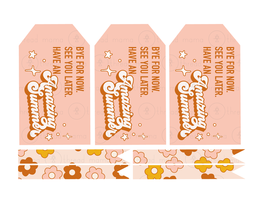 Graduate/ Teacher/ Last Day of School Tags and Flags (Vol.2)