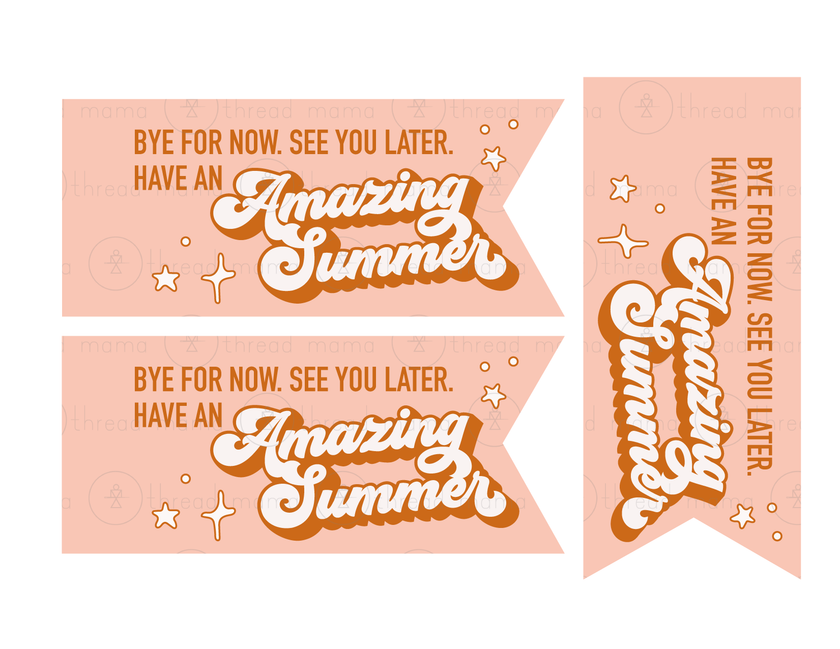 Graduate/ Teacher/ Last Day of School Tags and Flags (Vol.2)