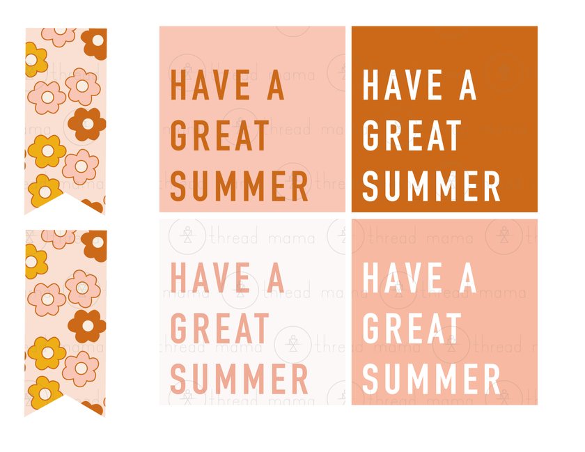 Graduate/ Teacher/ Last Day of School Tags and Flags (Vol.2)