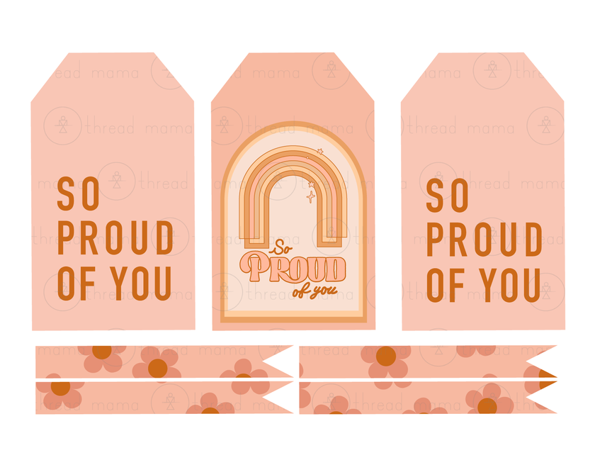 Graduate/ Teacher/ Last Day of School Tags and Flags (Vol.2)