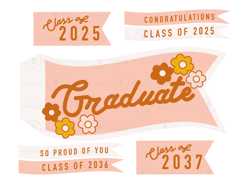 Graduate/ Teacher/ Last Day of School Tags and Flags (Vol.2)