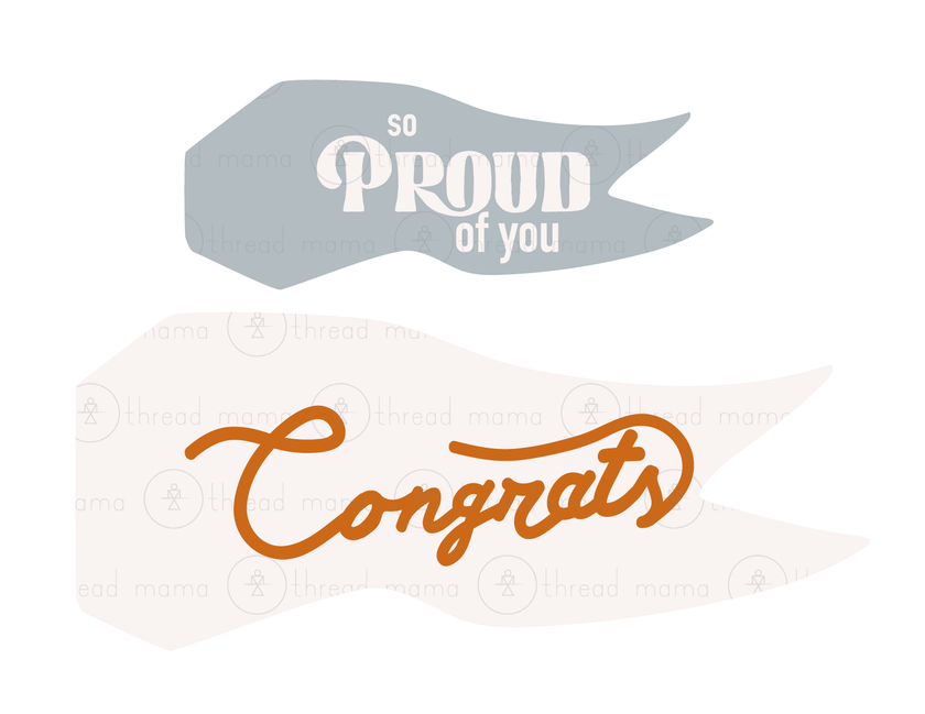 Graduate/ Teacher/ Last Day of School Tags and Flags (Vol.2)