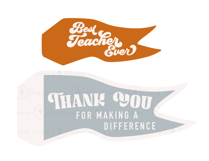 Graduate/ Teacher/ Last Day of School Tags and Flags (Vol.2)