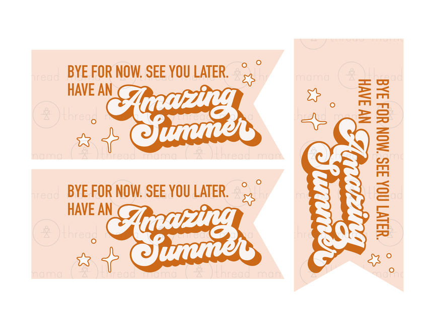 Graduate/ Teacher/ Last Day of School Tags and Flags (Vol.2)