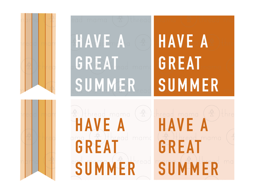 Graduate/ Teacher/ Last Day of School Tags and Flags (Vol.2)