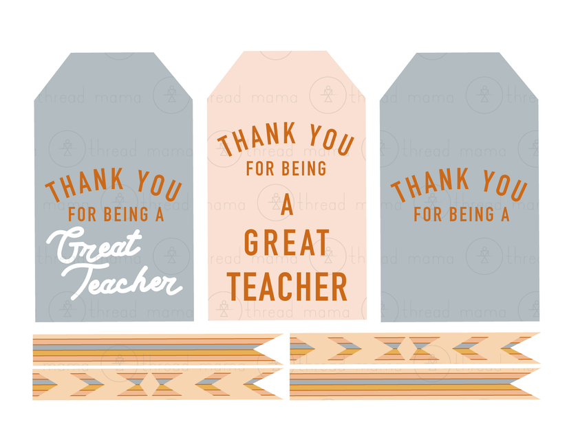Graduate/ Teacher/ Last Day of School Tags and Flags (Vol.2)