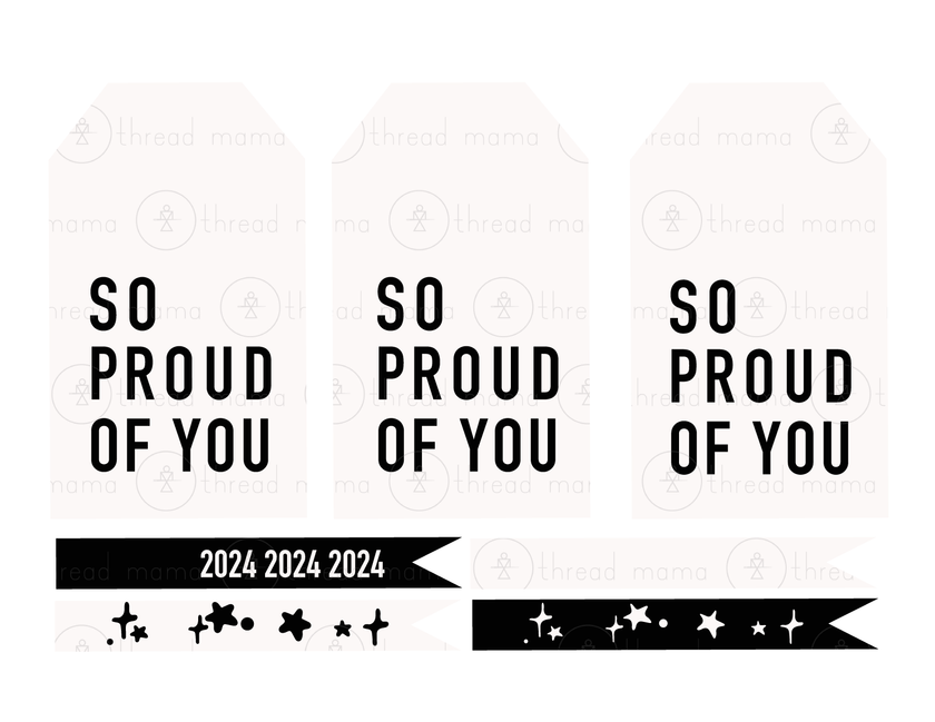 Graduate/ Teacher/ Last Day of School Tags and Flags (Vol.2)