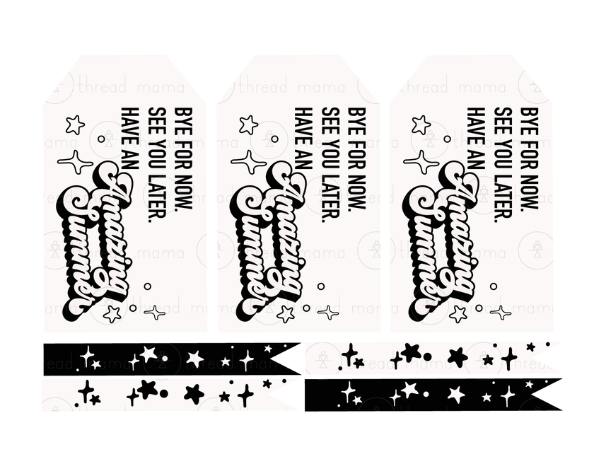 Graduate/ Teacher/ Last Day of School Tags and Flags (Vol.2)