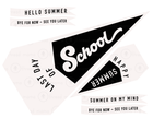 Graduate/ Teacher/ Last Day of School Tags and Flags (Vol.2)
