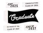 Graduate/ Teacher/ Last Day of School Tags and Flags (Vol.2)