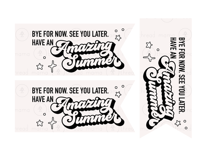 Graduate/ Teacher/ Last Day of School Tags and Flags (Vol.2)