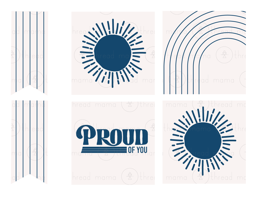 Graduate/ Teacher/ Last Day of School Tags and Flags (Vol.2)