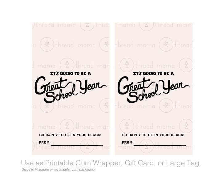 Back To School - Teacher Gift Tags and Flags (Vol.4)