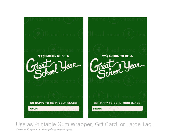 Back To School - Teacher Gift Tags and Flags (Vol.4)