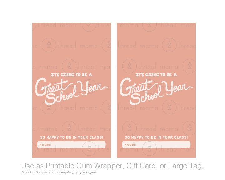 Back To School - Teacher Gift Tags and Flags (Vol.4)