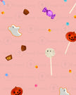 Repeating Pattern 082225_Halloween Candy - Set (Seamless)