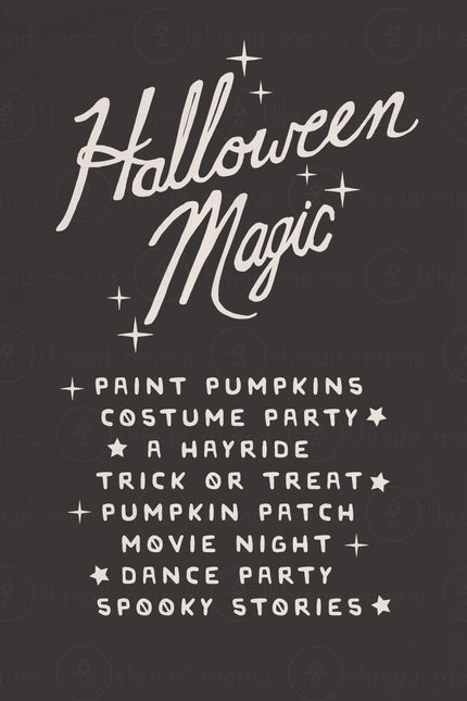 Halloween Magic (Set) / OPAL + OLIVE X THREAD MAMA