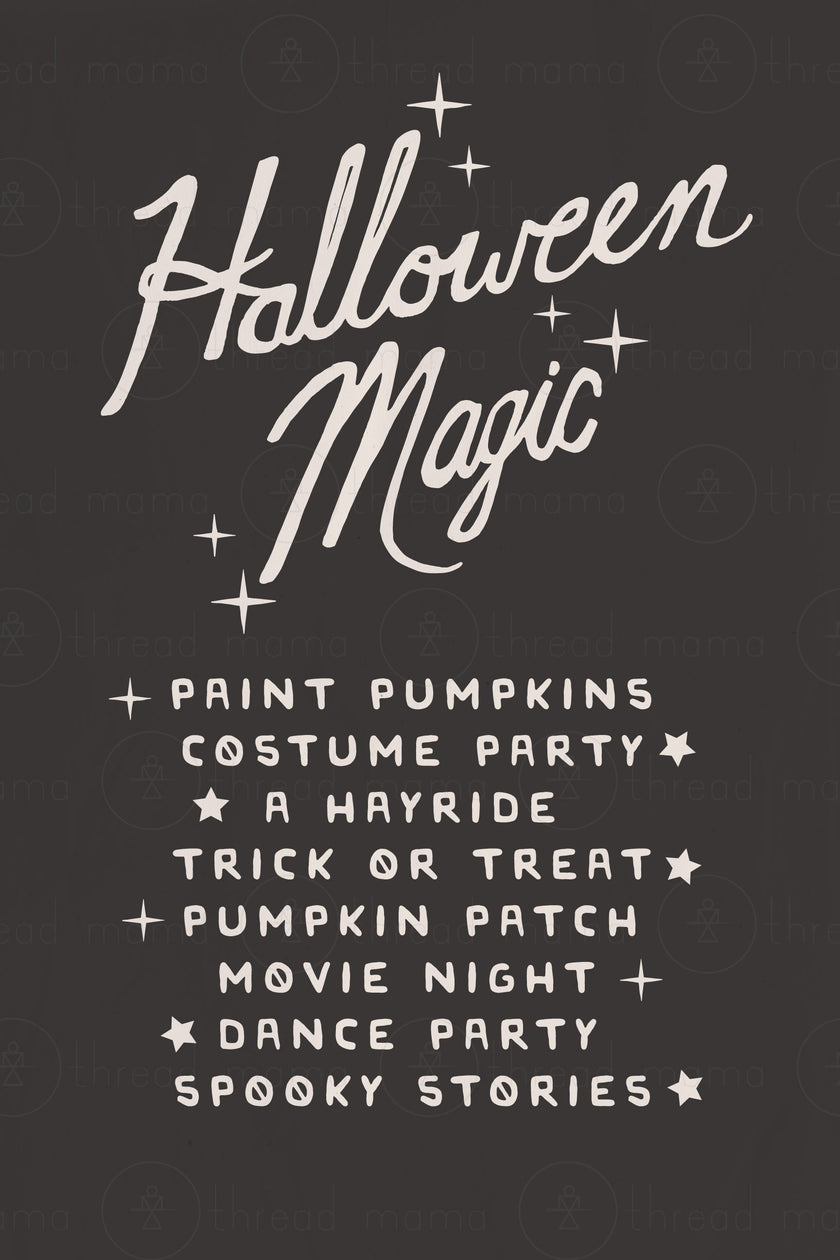 Halloween Magic (Set) / OPAL + OLIVE X THREAD MAMA