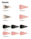 Halloween Pennants - (Vol.4)