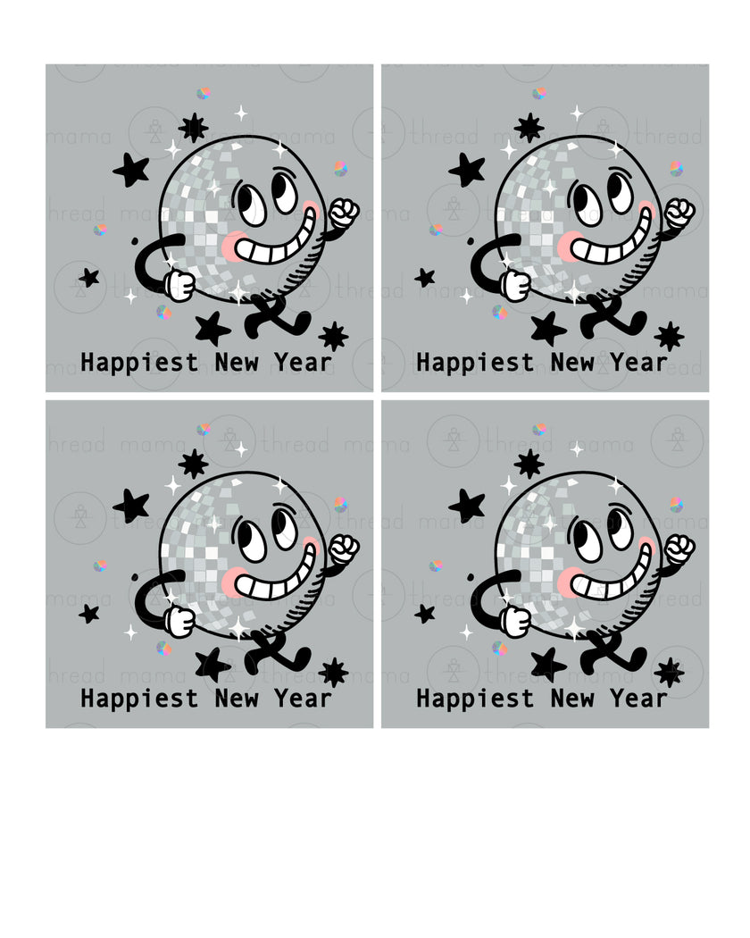 New Year's Eve Tags, Flags - (2026)