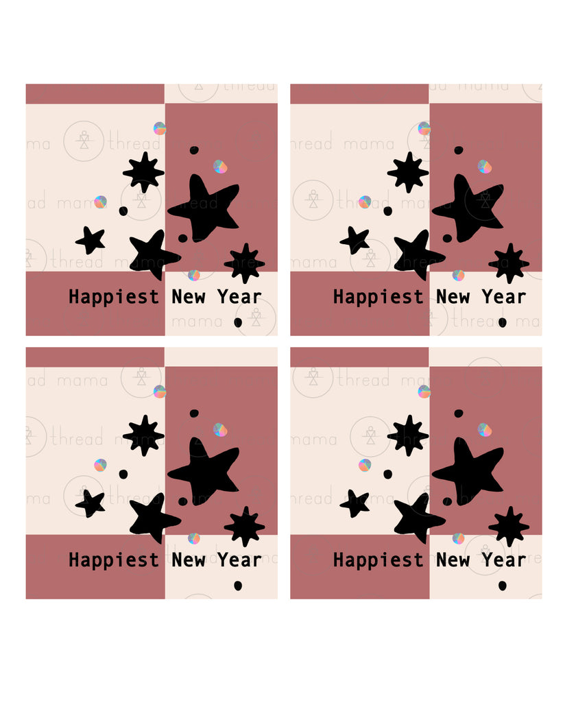 New Year's Eve Tags, Flags - (2026)