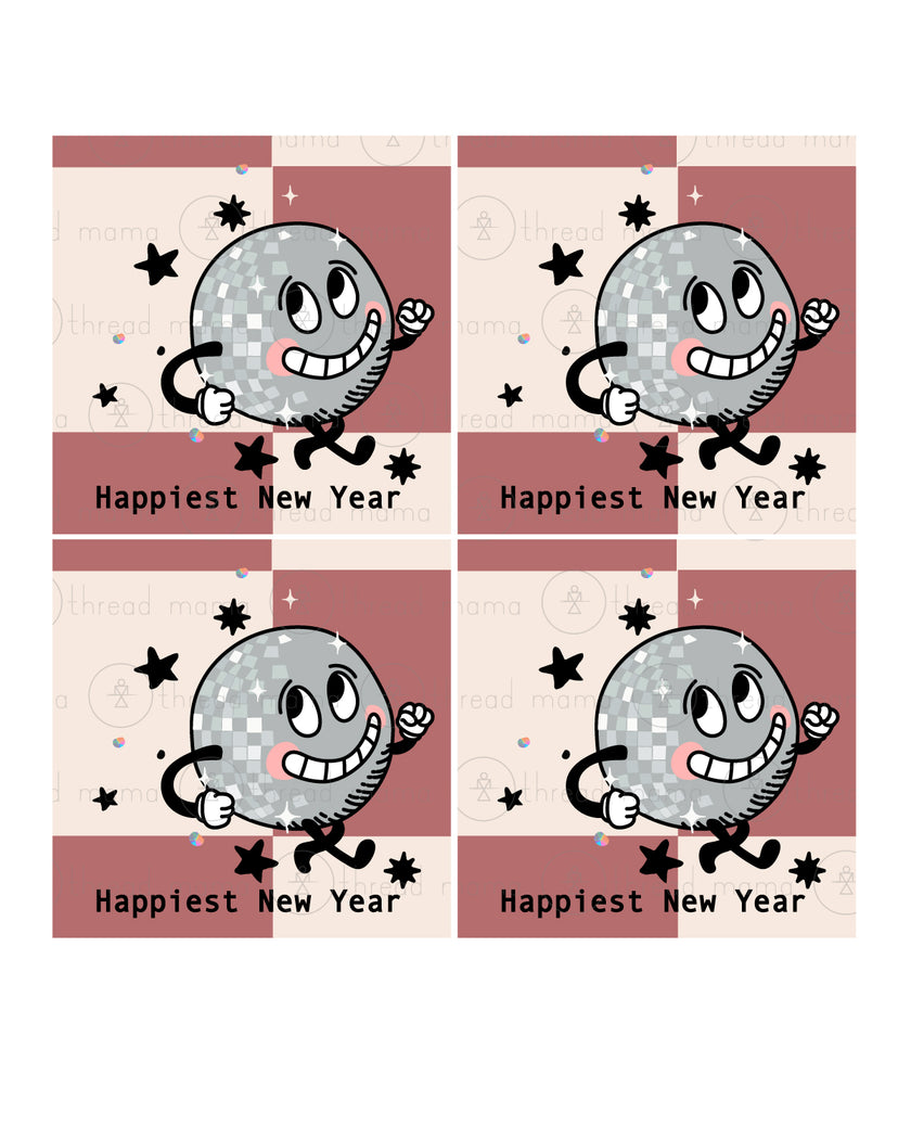 New Year's Eve Tags, Flags - (2026)