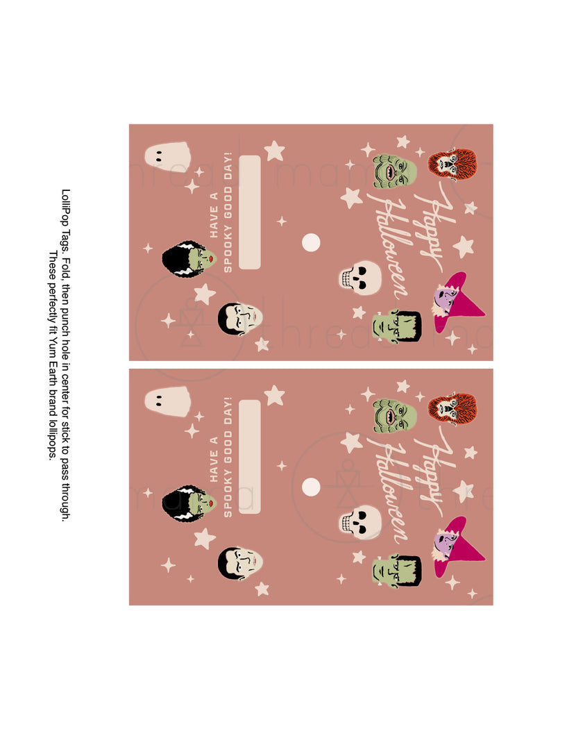 Halloween Candy Wrappers and Water Bottle labels - (Vol.4)