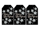 New Year's Eve Tags, Flags - (2025)