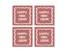 New Year's Eve Tags, Flags - (2025)