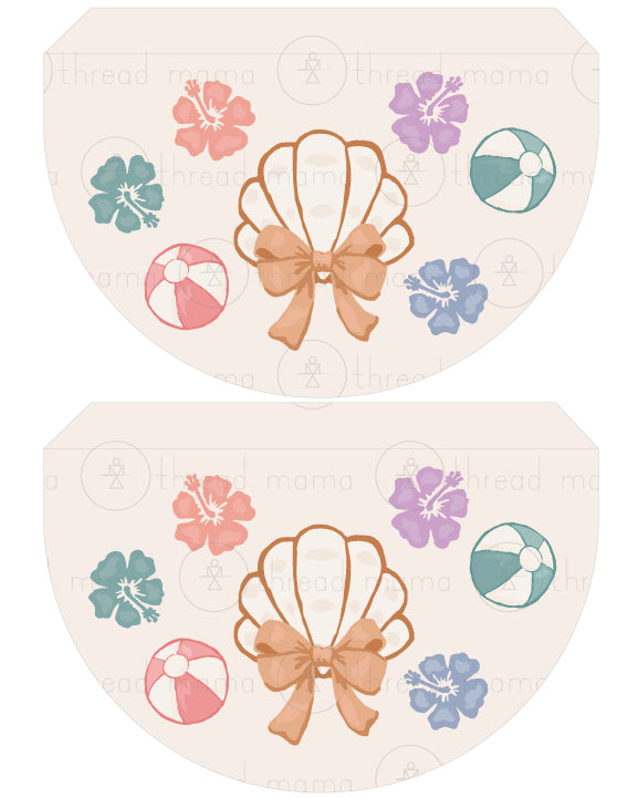 Hawaiian Birthday - Tags and Flags