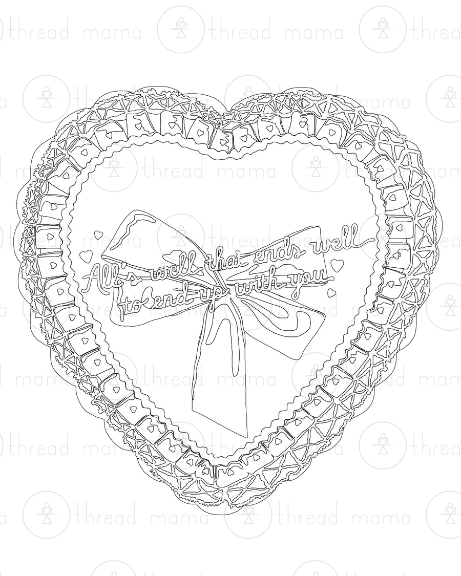 Valentine's Coloring Sheets - (Vol.5)