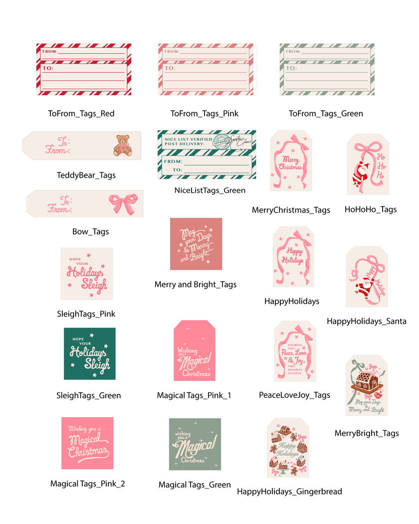 Holiday Tags & Flags (Vol. 5)