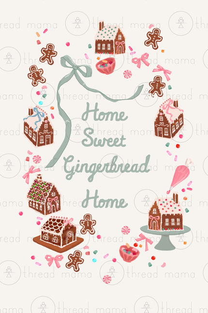 Home Sweet Gingerbread Home - Set