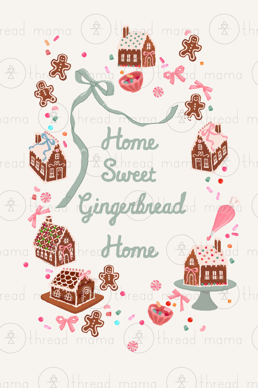 Home Sweet Gingerbread Home - Set