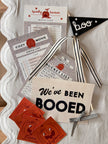 Halloween Boo Basket (Vol.7) - Pumpkin Florals Pink & Orange Options