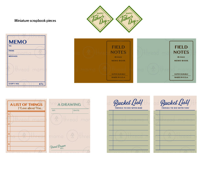 Father's Day Scrapbook Kit