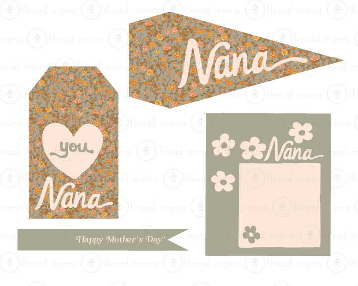 Mother's Day Tags and Flags (Vol.4)
