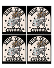 New Year's Eve Tags, Flags - (2025)