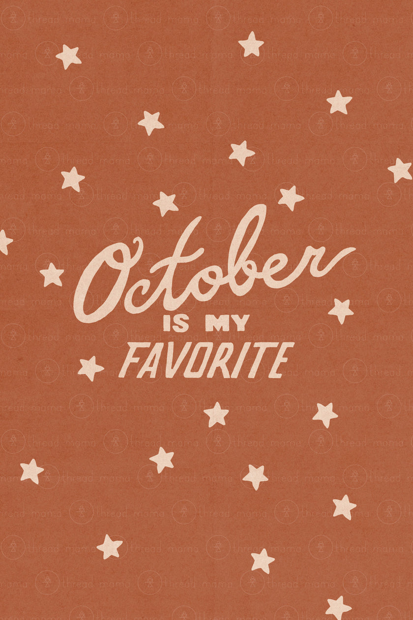 October is my Favorite - Set